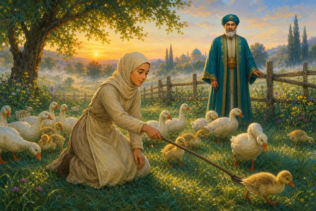 من أميرة إلى راعية إوز